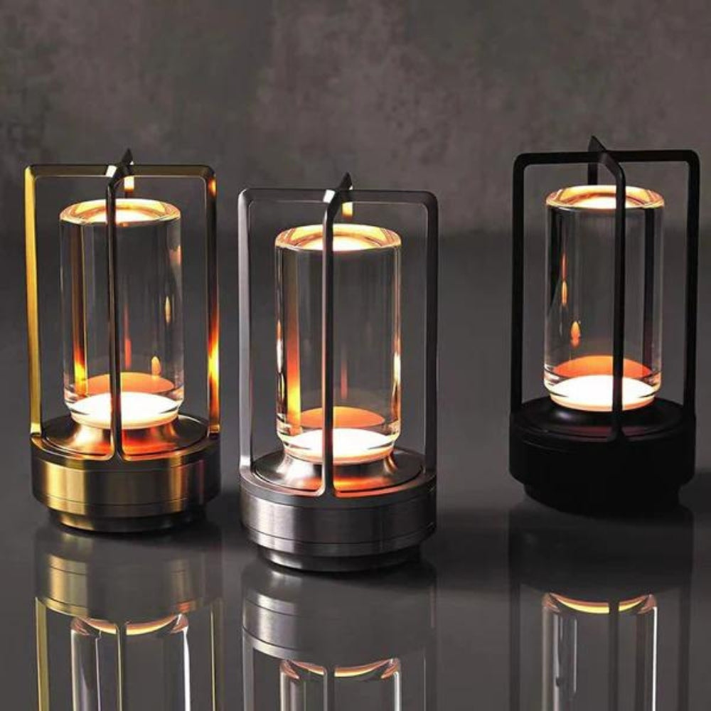 Scandinavische Tafellantaarn Met Aanraakbediening Modern Design 2