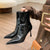 Variant image for Dames Feestlaarzen Puntige Neus Elegante Stijl Synthetisch Leer-6