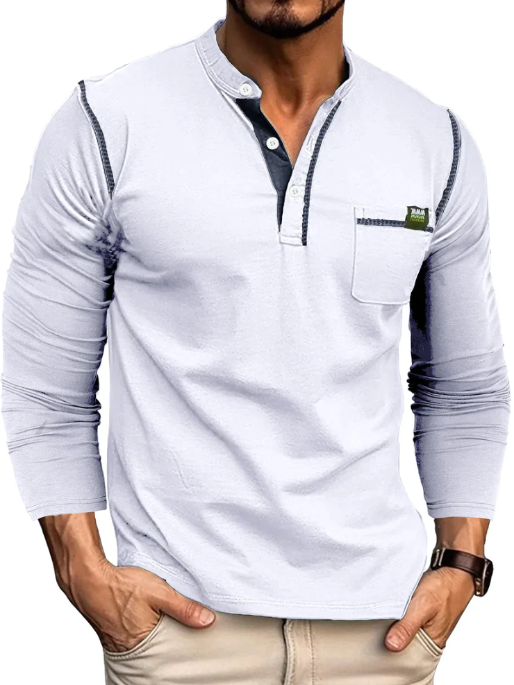 Variant image for Heren T Shirt Modern Ademend Katoen Casual Vrijetijdsshirt-25
