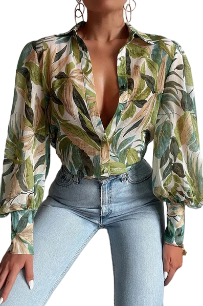 Variant image for Dames Blouse Elegante Pasvorm Zacht Stretchmateriaal-33