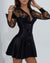 Variant image for Dames Blouse Jurk Lange Mouwen Met Kant Hoogwaardige Stof-1