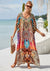Variant image for Dames Lange Boho Jurk Grafische Regenboogprint Katoen-1