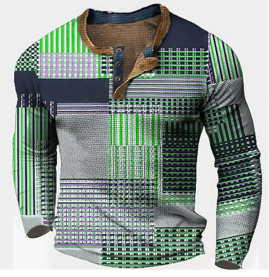 Variant image for Heren Trui Wafelstructuur Stijlvol Katoenmix-17