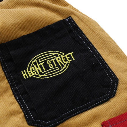 Heren Korte Broek Casual Katoen met Kleurpatchen-5