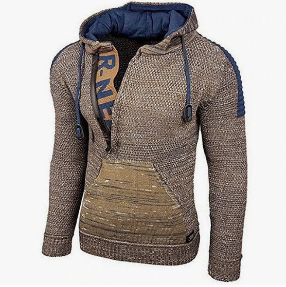 Variant image for Heren Vintage Trui Retro Stijl Katoenmix-1