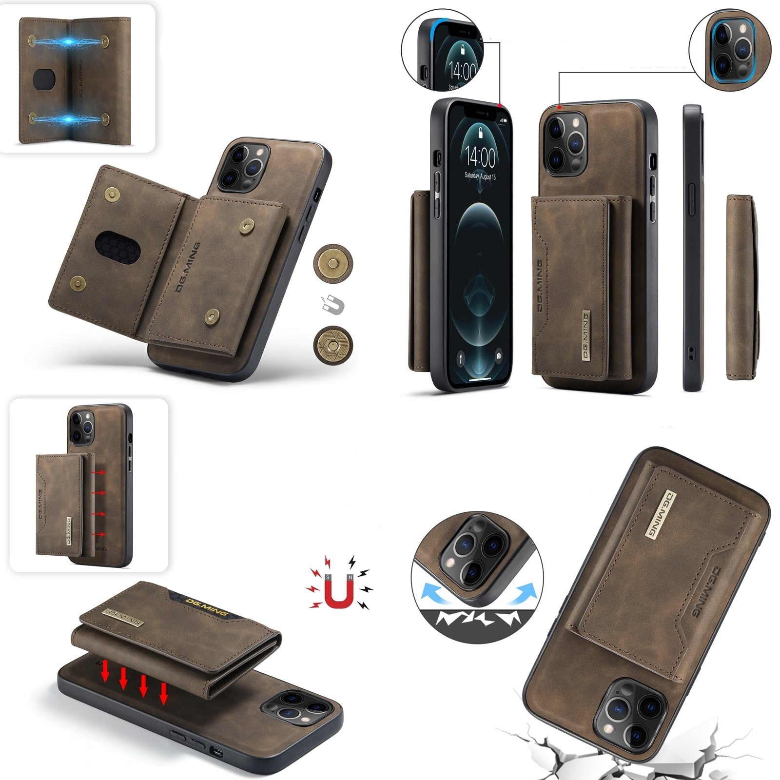 Magnetisch Portemonnee Telefoonhoesje