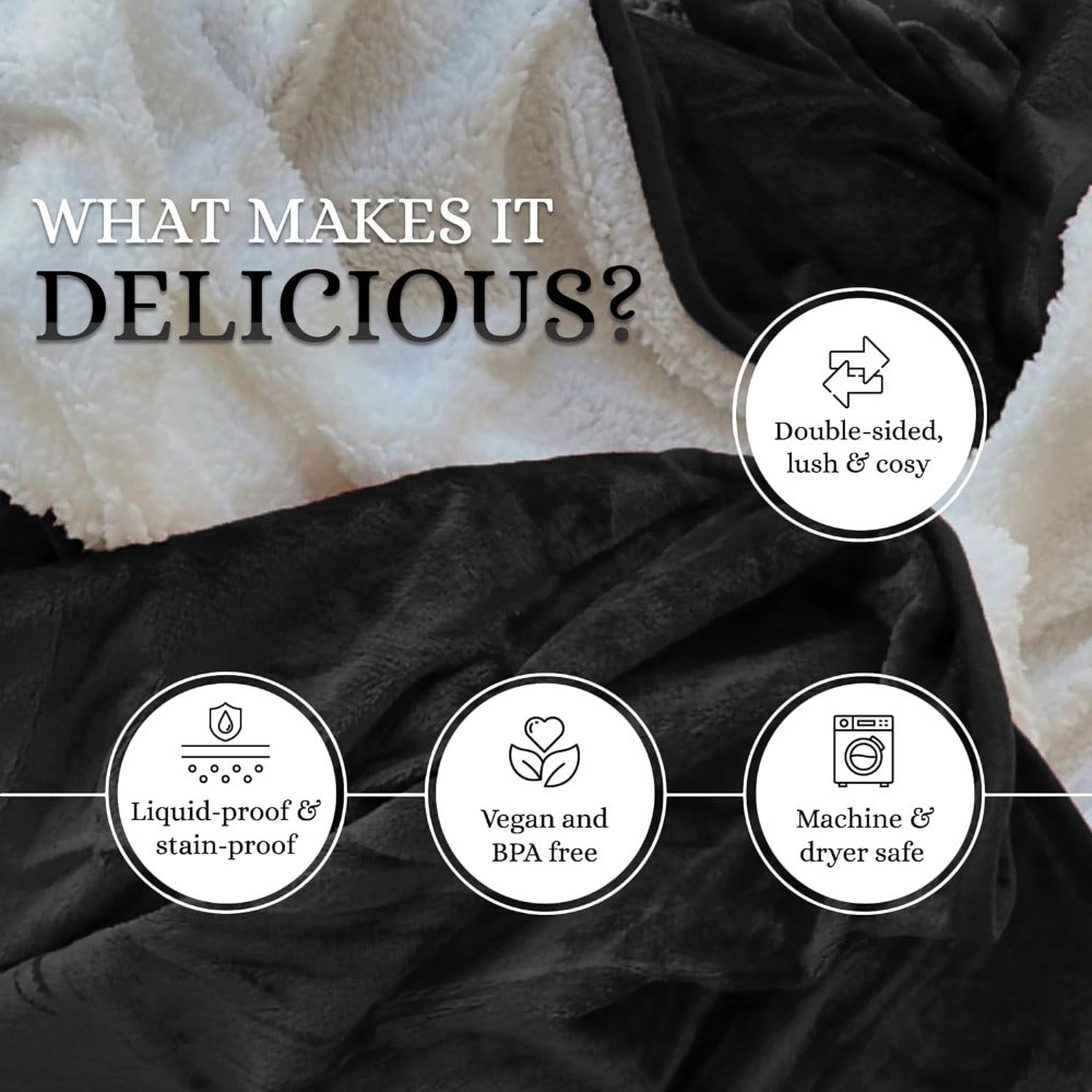 Volwassen Waterproof Deken Zwart Multifunctioneel Ademend-3