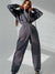 Dames Jumpsuit Casual Met Capuchon Katoen Polyester-2