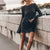 Dames Mini-Jurk Glittereffect Glamoureuze Stijl Zachte Stof 1