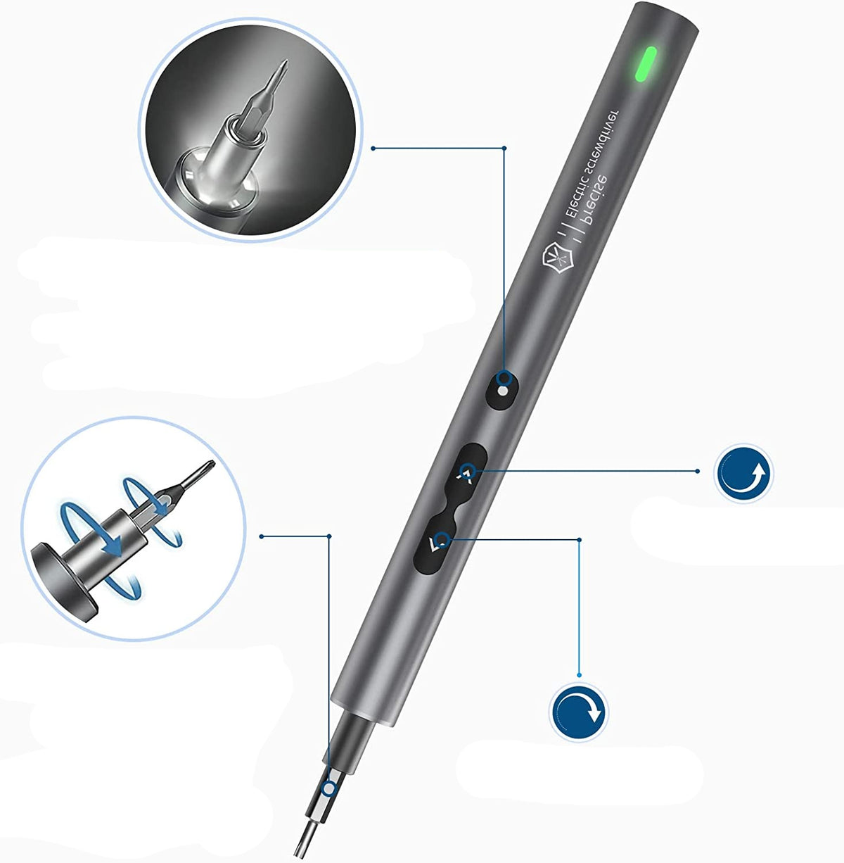 Oplaadbare Mini Elektrische Schroevendraaierset