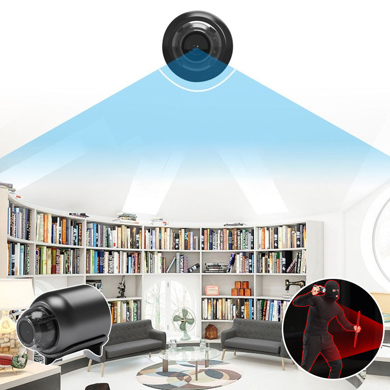 Draadloze Minicamera Compact WIFI 1080P HD Bewegingsdetectie Kunststof-1