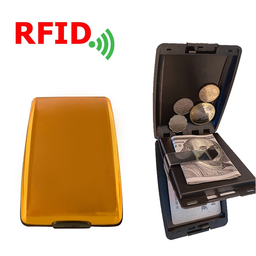 Aluminium veilige kaarthouder