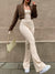 Dames Jumpsuit Strapless Feestelijk Polyester met Uitlopende Pijpen-1