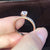 Glanzende Kristallen Ring