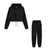 Dames Trainingspak Kort Ademend Katoen Trendy Comfortabel Sportief 2