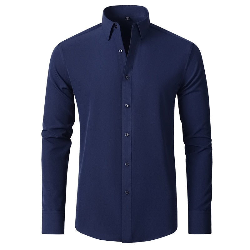 Modern Stretch Shirt Lange Mouw