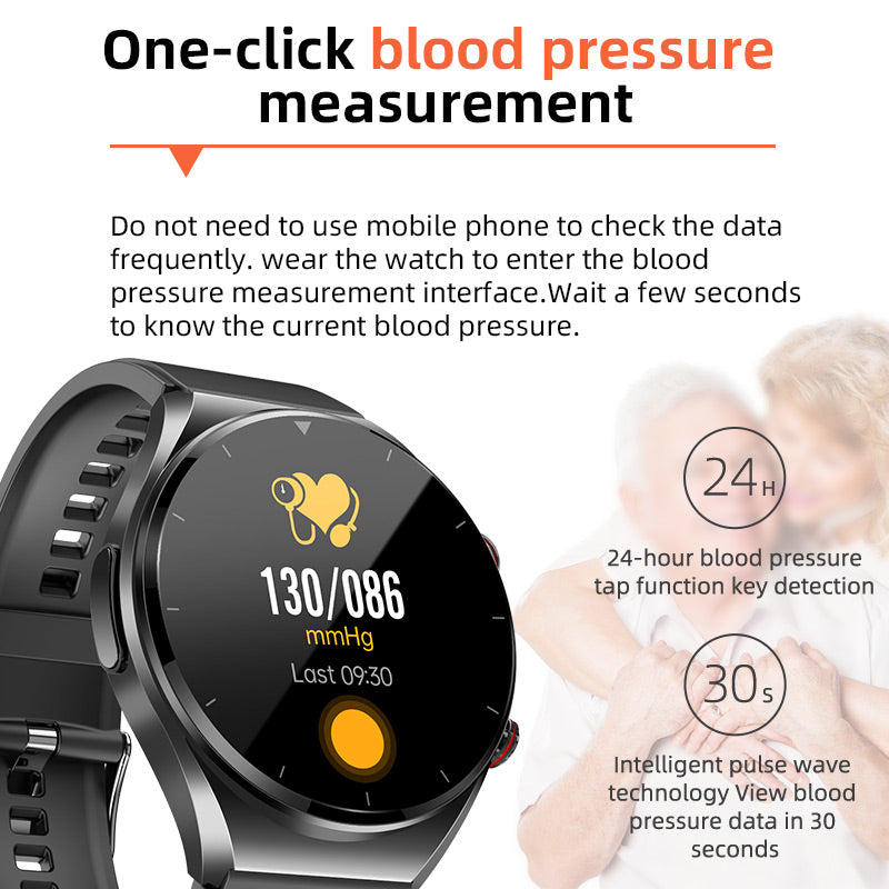 Smartwatch voor Gezondheidsmonitoring met ECG en Hartslagmeting 8