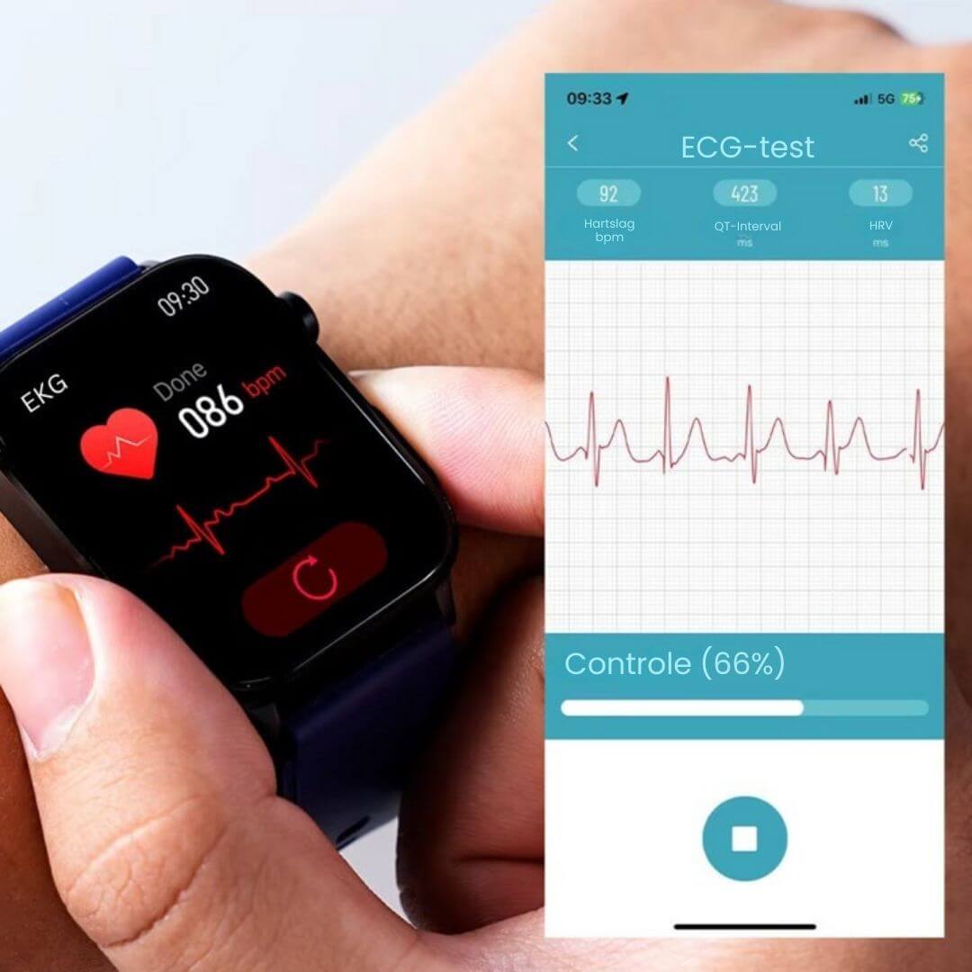 Smartwatch voor Senioren met Gezondheidsmonitoring en GPS