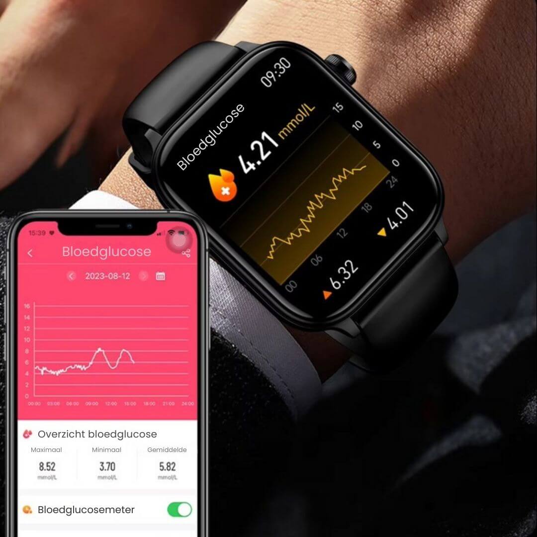 Smartwatch voor Senioren met Gezondheidsmonitoring en GPS