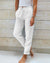 Variant image for Dames Broeken Witte Linnen Broek Ademend Casual Stijl-5