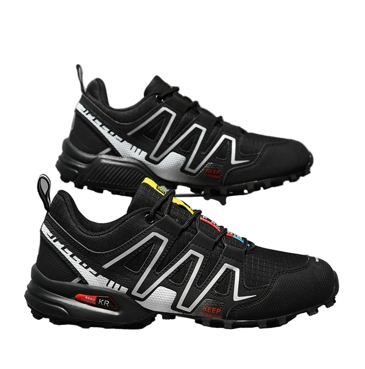 Stevige, waterbestendige wandelschoenen voor heren, geschikt voor buitenactiviteiten. 1