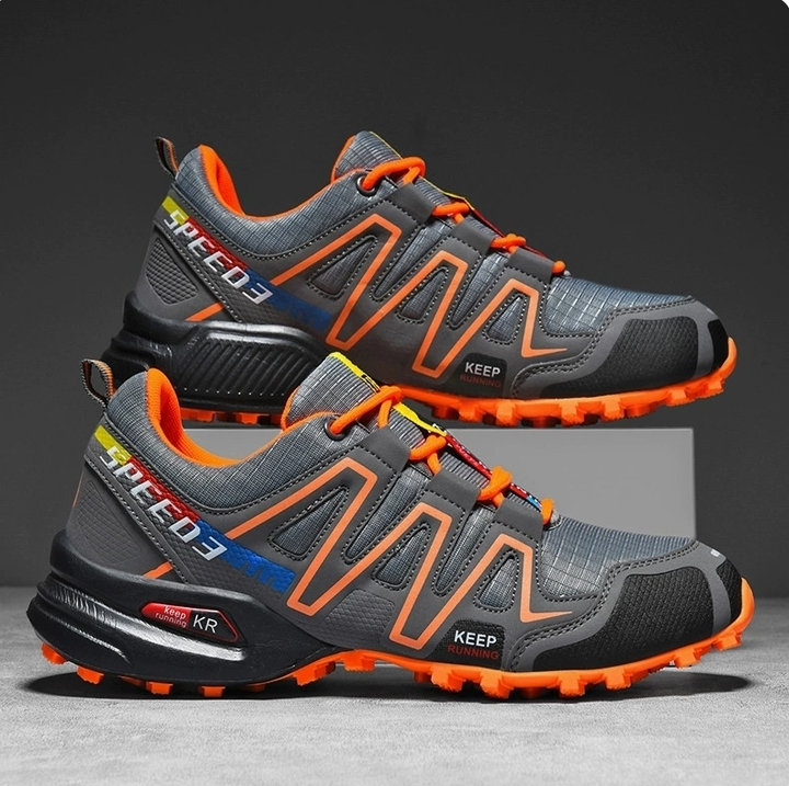 Stevige, waterbestendige wandelschoenen voor heren, geschikt voor buitenactiviteiten. 2