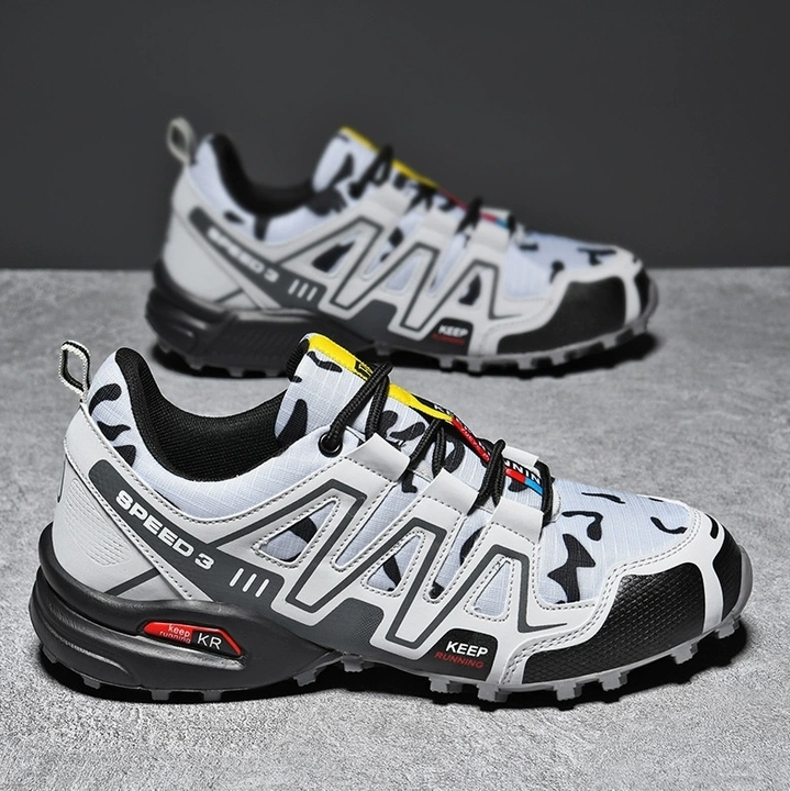 Stevige, waterbestendige wandelschoenen voor heren, geschikt voor buitenactiviteiten. 3