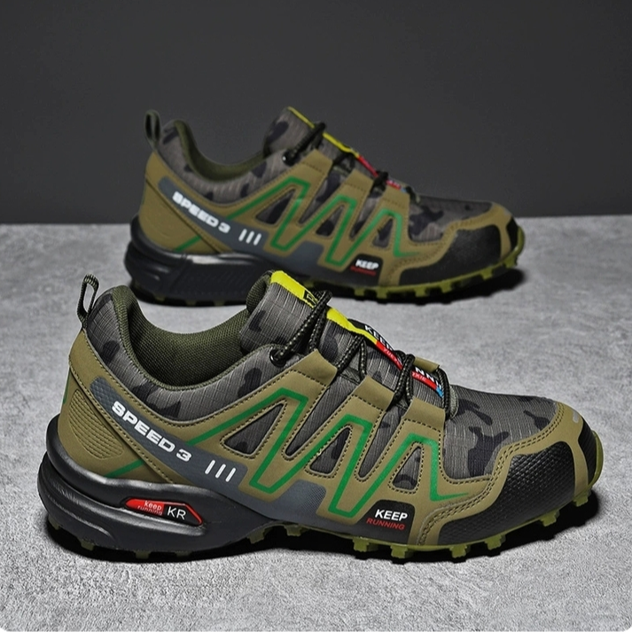 Stevige, waterbestendige wandelschoenen voor heren, geschikt voor buitenactiviteiten. 8