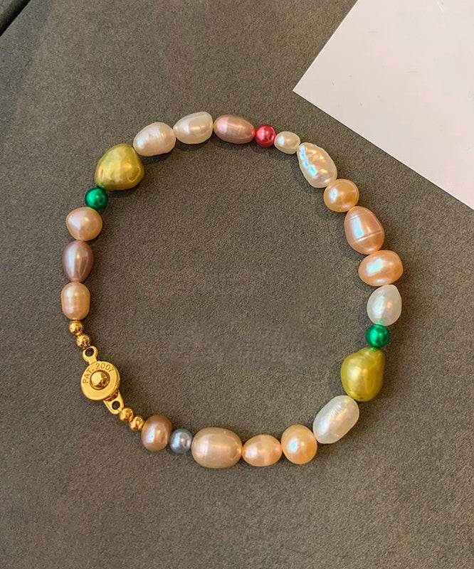 Unisex Armband Met Regenboog Kralen Design 1