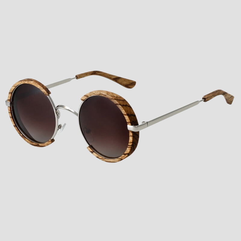 Unisex Bergen Zonnebril Vintage Ronde Stijl 2