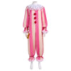Unisex Circus Clown Jumpsuit Gestreept Speels Kostuum 0