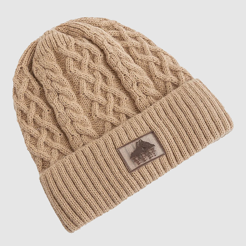 Unisex Gebreide Muts met Omslag voor Casual Winterstijl 5