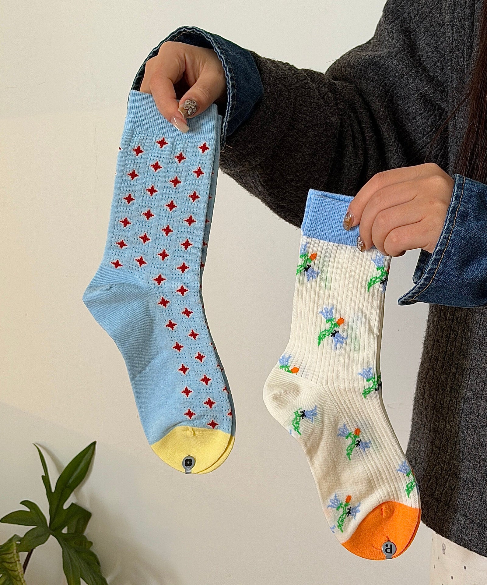 Unisex Halfhoge Kuitsokken Lichtgewicht Ademend 4