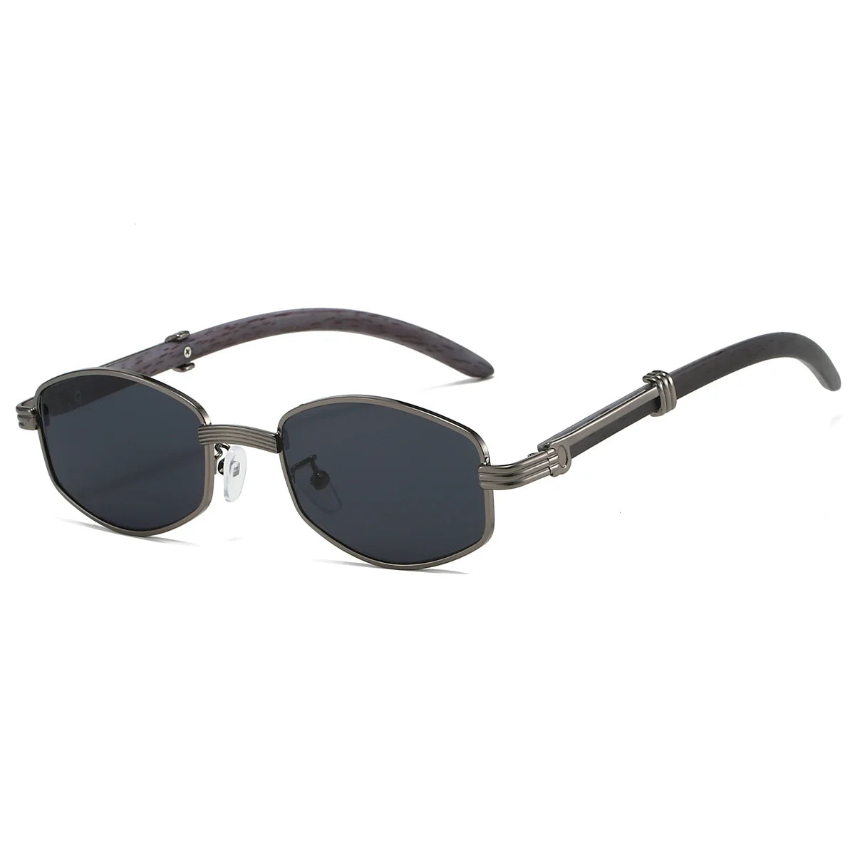 Unisex Hexagon Zonnebril Retro Stijl Met Blauwe Luchtlenzen 6