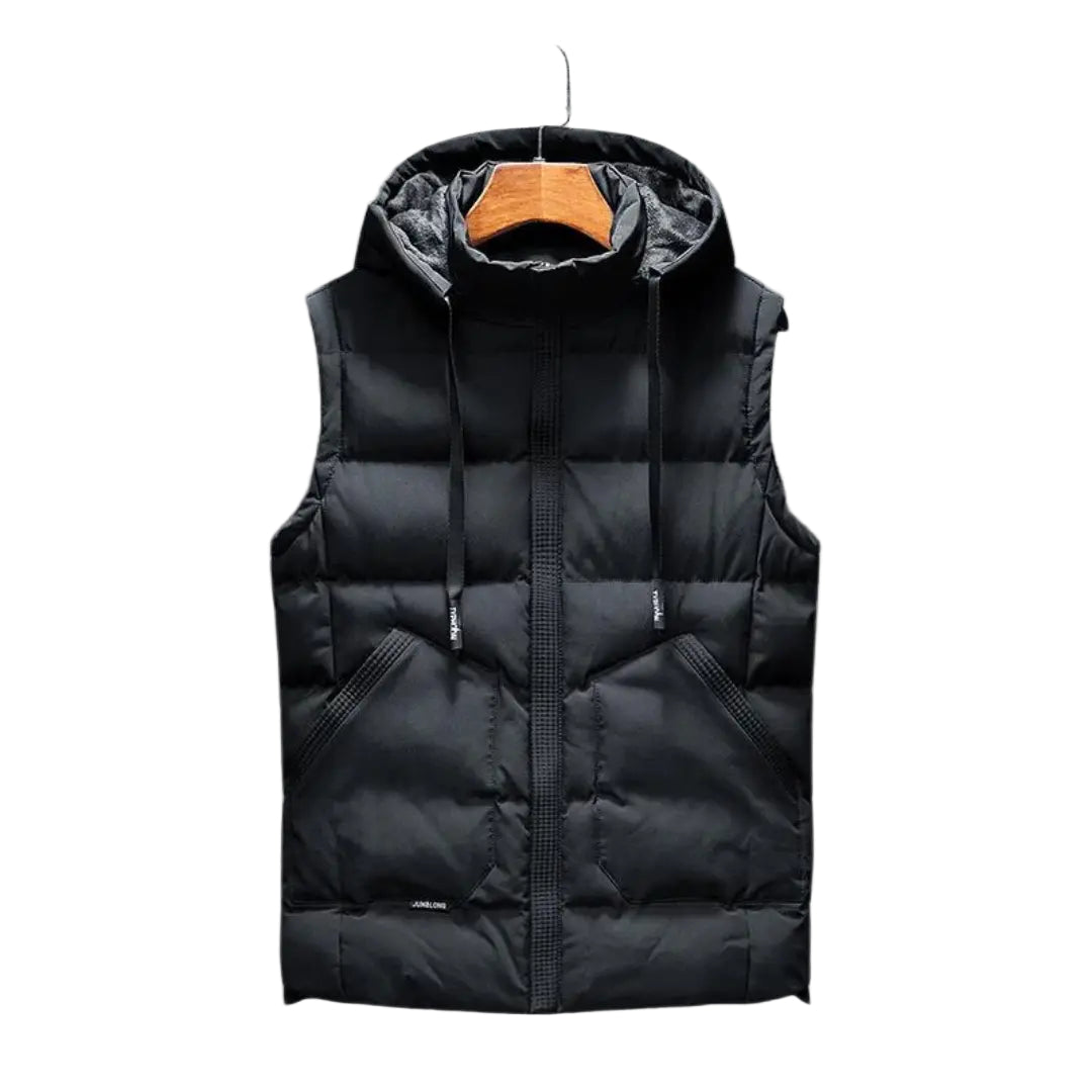 Unisex Hooded Vest Modern Design 0