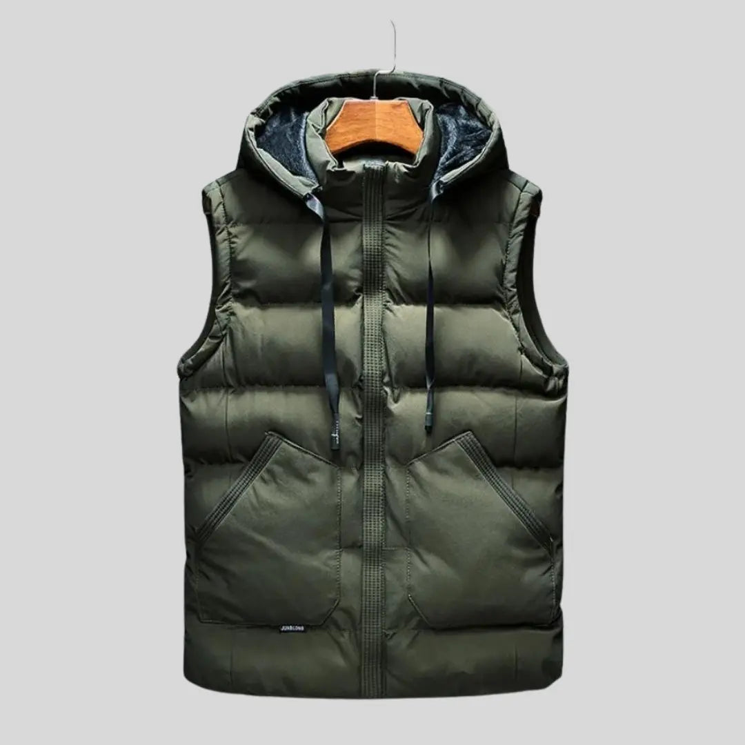 Unisex Hooded Vest Modern Design 3