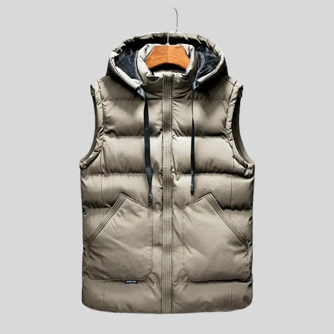 Unisex Hooded Vest Modern Design 4