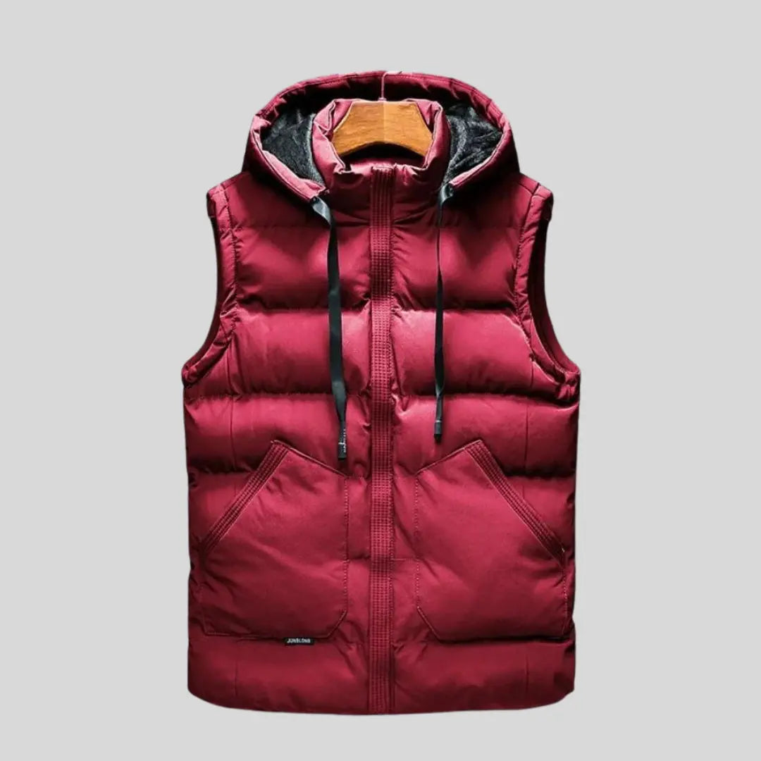 Unisex Hooded Vest Modern Design 6