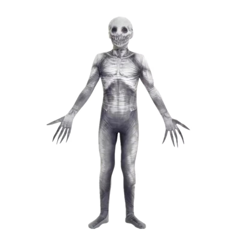 Unisex Jumpsuit Halloween Skelet Cosplay 0