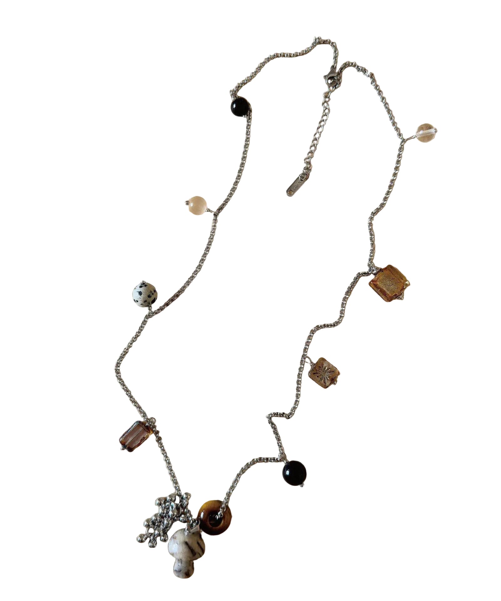 Unisex Ketting met Natuursteen Kristallen Hanger 1