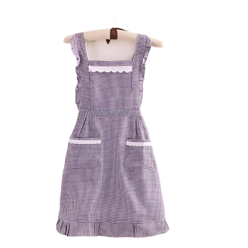 Unisex Keuken Schort Geruit Stijl 0