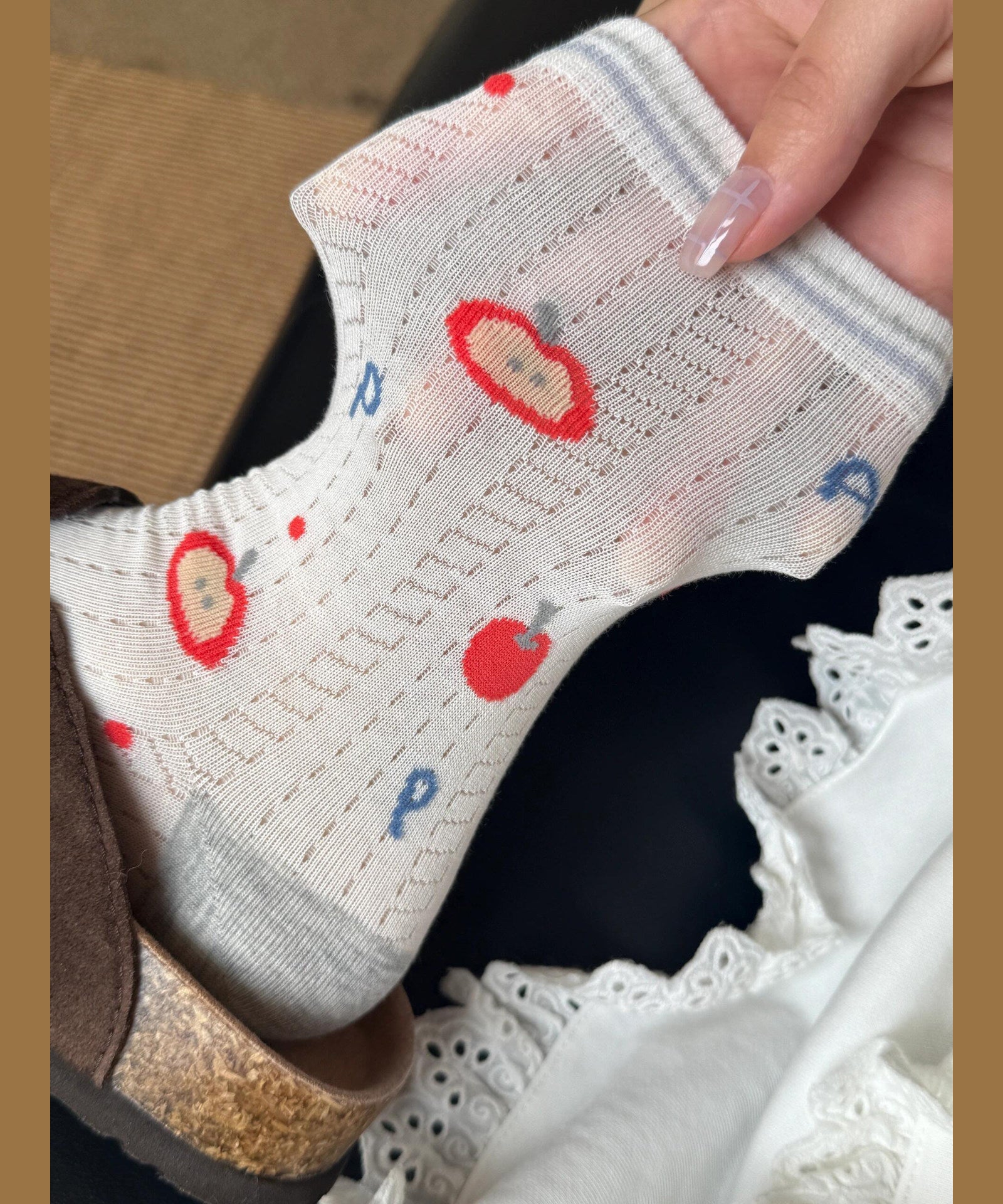 Unisex Kuitsokken Jacquard Stijlvol Comfortabel 3