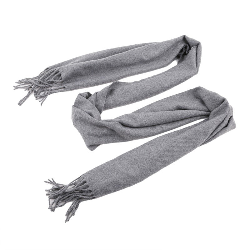Unisex Lange Sjaal met Franjes voor Winterse Styling 1