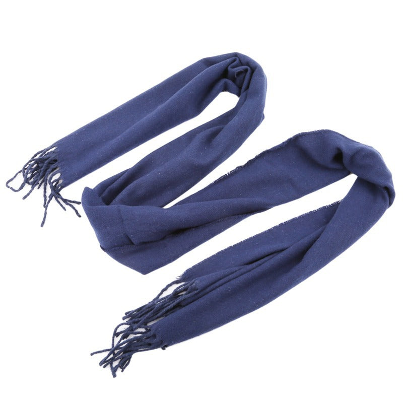 Unisex Lange Sjaal met Franjes voor Winterse Styling 3
