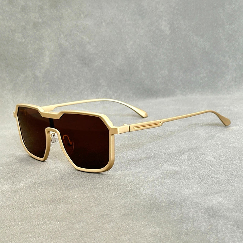 Unisex Metalen Zonnebril Retro Stijl 3