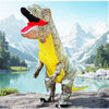 Unisex Opblaasbaar Dinosaurus Kostuum Cartoon Stijl 3