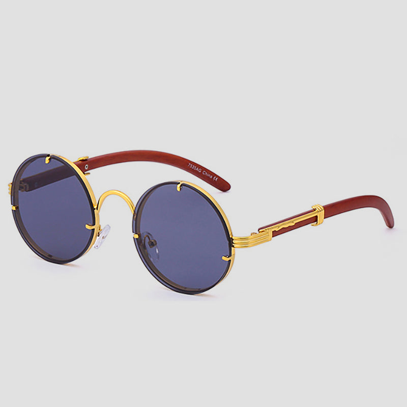 Unisex Retro Ronde Zonnebril Stijlvol 2