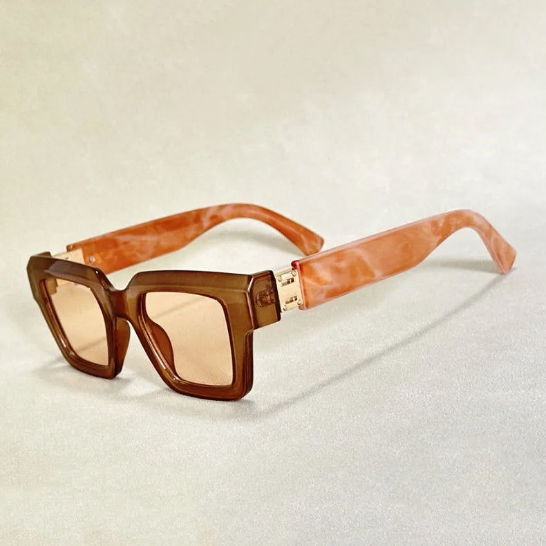 Unisex Retro Zonnebril met Vierkant Frame 3