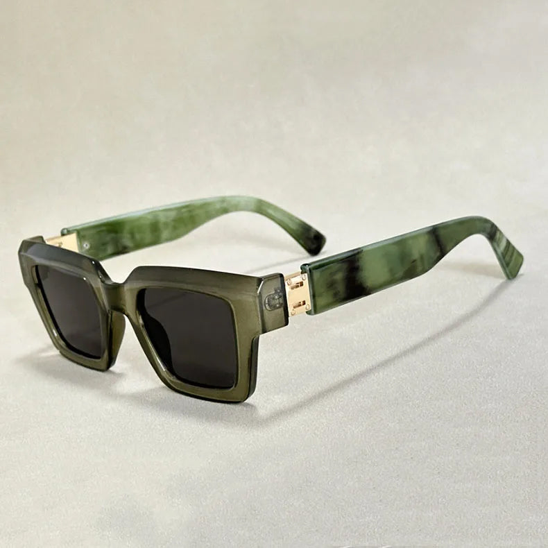 Unisex Retro Zonnebril met Vierkant Frame 5