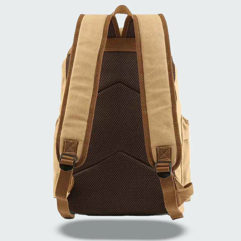 Unisex Rugzak Met Flap Vintage Stijl 6